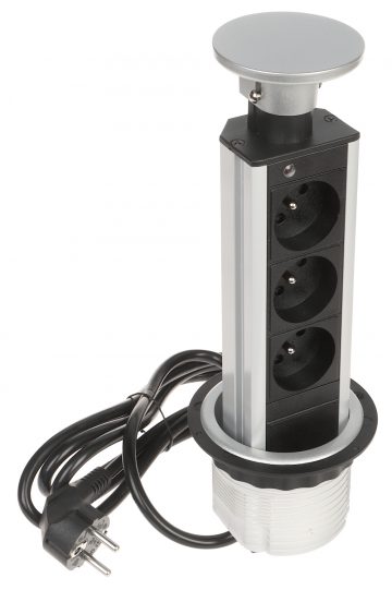 БЛОК РОЗЕТОК МЕБЕЛЬНЫЙ FS-18 (3 РОЗЕТКИ) 1,8 м Virone БЛОК РОЗЕТОК МЕБЕЛЬНЫЙ FS-18 (3 РОЗЕТКИ) 1,8 м Virone