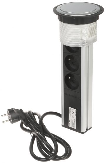 БЛОК РОЗЕТОК МЕБЕЛЬНЫЙ FS-18 (3 РОЗЕТКИ) 1,8 м Virone БЛОК РОЗЕТОК МЕБЕЛЬНЫЙ FS-18 (3 РОЗЕТКИ) 1,8 м Virone