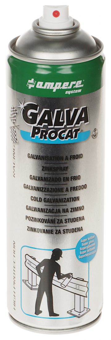 GALVANIZĀCIJAS KRĀSA GALVA-PROCAT IZSMIDZINĀMS LĪDZEKLIS 500 ml IZCILS SPĪDUMS AMPERE GALVANIZĀCIJAS KRĀSA GALVA-PROCAT IZSMIDZINĀMS LĪDZEKLIS 500 ml IZCILS SPĪDUMS AMPERE