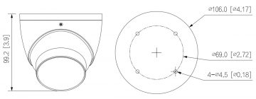 AHD, HD-CVI, HD-TVI, PAL KAMERA HAC-HDW1200T-IL-A-0280B-S6 – 1080p 2.8 mm DAHUA