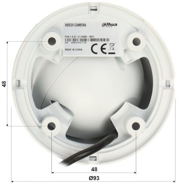 AHD, HD-CVI, HD-TVI, PAL KAMERA HAC-HDW1200TLM-0280B-S6 - 1080p 2.8 mm DAHUA