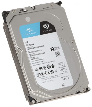 VDIGITĀLĀ VIDEOIERAKSTĪTĀJA DISKS HDD-ST3000VX015 3TB 24/7 SkyHawk SEAGATE