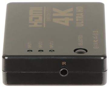 ПЕРЕКЛЮЧАТЕЛЬ HDMI-SW-3/1-IR-4K ПЕРЕКЛЮЧАТЕЛЬ HDMI-SW-3/1-IR-4K