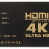 ПЕРЕКЛЮЧАТЕЛЬ HDMI-SW-3/1-IR-4K ПЕРЕКЛЮЧАТЕЛЬ HDMI-SW-3/1-IR-4K