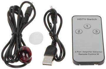 ПЕРЕКЛЮЧАТЕЛЬ HDMI-SW-3/1-IR-4K ПЕРЕКЛЮЧАТЕЛЬ HDMI-SW-3/1-IR-4K
