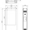 DIGITĀLAIS REKLĀMAS STENDS IK-OA55F 2 X 55 "