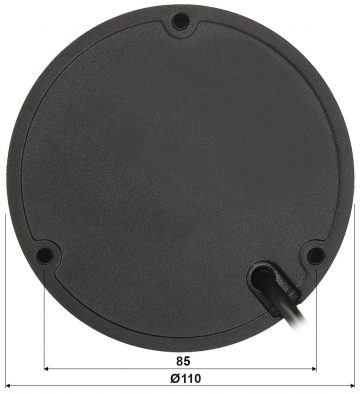 IP PRETVANDĀLISMA KAMERA IPC-HDBW2541E-S-0280B-BLACK WizSense - 5&nbsp;Mpx 2.8&nbsp;mm DAHUA