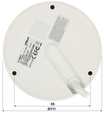 IP PRETVANDĀLISMA KAMERA IPC-HDBW3841E-AS-0280B-S2 WizSense - 8.3 Mpx, 4K UHD 2.8 mm DAHUA