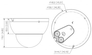 IP PRETVANDĀLISMA KAMERA IPC-HDBW5541E-ZE-27135-DC12AC24V-S3 WizMind S – 5 Mpx 2.7 … 13.5 mm – MOTOZOOM DAHUA