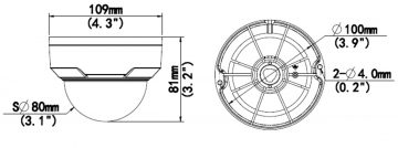 IP PRETVANDĀLISMA KAMERA IPC324LB-SF28-A - 3.7 Mpx 2.8 mm UNIVIEW