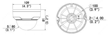 IP PRETVANDĀLISMA KAMERA IPC324LE-DSF40K-G - 4 Mpx 4 mm UNIVIEW