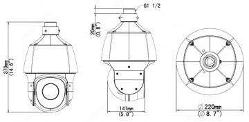 ĀRĒJĀ ĀTRAS ROTĀCIJAS IP KAMERA IPC6612SR-X25-VG – 1080p 5 … 125 mm UNIVIEW