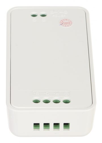 LED APGAISMOJUMA VADĪBAS IERĪCE AR TĀLVADĪBAS PULTI LED-RGB-WC/RF 2.4 GHz, RGB 12 ... 24 V DC MiBOXER / Mi-Light