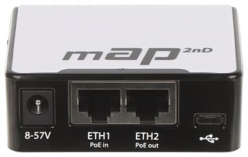 PIEKĻUVES PUNKTS MAP-2ND mAP, 2.4 GHz 300 Mbps MIKROTIK