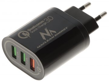 Сетевое зарядное устройство USB MCE-479B MACLEAN ENERGY Сетевое зарядное устройство USB MCE-479B MACLEAN ENERGY