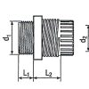 КАБЕЛЬНЫЙ ВВОД ML-146 IP68 M12 x 1,25&nbsp;
