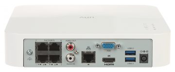 UNIVIEW IP-võrgu videosalvesti Videosalvesti NVR301-04LX-P4 4 KANALIT, 4 PoE