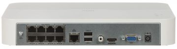 UNIVIEW IP-võrgu videosalvesti Videosalvesti NVR301-16LS3-P8 16 CHANNELS, 8 PoE