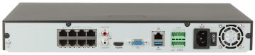 UNIVIEW IP-võrgu videosalvesti Videosalvesti NVR302-08E2-P8-IQ 8 KANALIT, 8 PoE