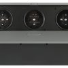KONTAKTLIGZDU BLOKS MĒBELĒM OR-GM-9032/GR (3 LIGZDAS) ORNO