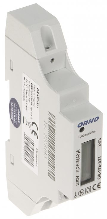 Счетчик электроэнергии OR-WE-521 однофазный ORNO