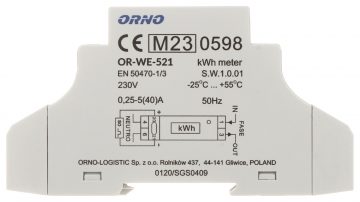 Счетчик электроэнергии OR-WE-521 однофазный ORNO