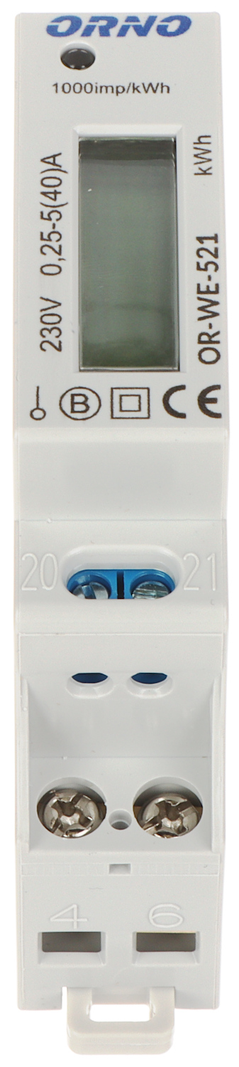 Счетчик электроэнергии OR-WE-521 однофазный ORNO