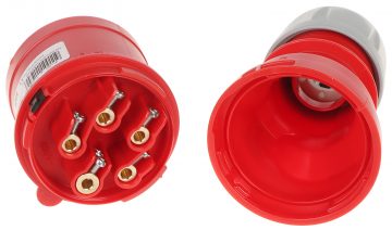 Переносная розетка PCE-0256 400 В 32 А 5P 6H IP44 / IP54