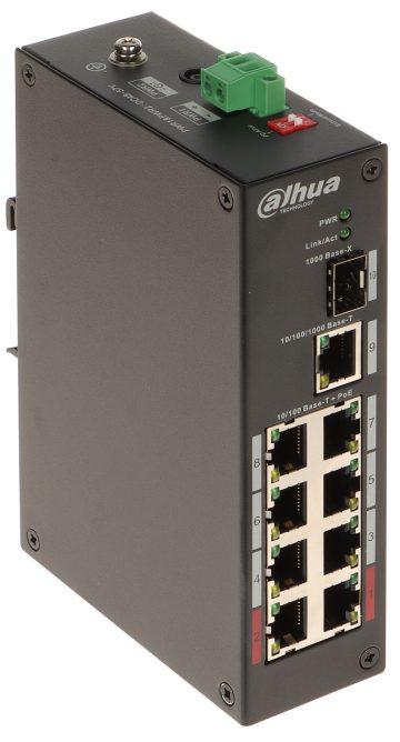 Промышленный коммутатор POE PFS3110-8ET-96-V2 8-портовый SFP DAHUA Промышленный коммутатор POE PFS3110-8ET-96-V2 8-портовый SFP DAHUA