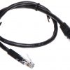 PATCHCORD RJ45/6/0.5-BLACK 0.5 m