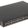 INDUSTRIĀLAIS PĀRSLĒGS POE S4101-24ET2GF-360-C 24-PORTU SFP DAHUA