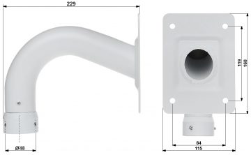 ĀRĒJĀ ĀTRAS ROTĀCIJAS IP KAMERA SD50225DB-HNY - 1080p 4.8 ... 120 mm DAHUA