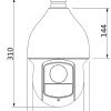 ĀRĒJĀ ĀTRAS ROTĀCIJAS HD-CVI KAMERA SD59225DB-HC - 1080p 4.8 ... 120 mm DAHUA