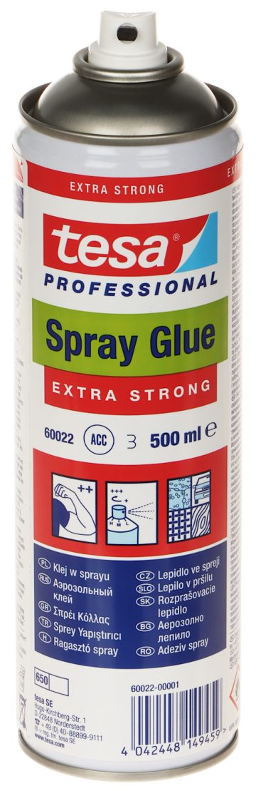 LĪME SPRAY-GLUE/500ML IZSMIDZINĀMS LĪDZEKLIS 500 ml TESA