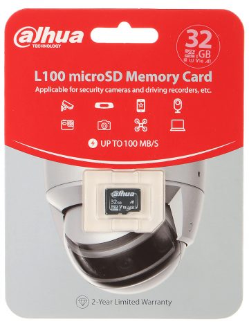 ATMIŅAS KARTE TF-L100-32GB microSD UHS-I, SDHC 32 GB DAHUA