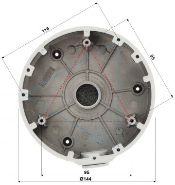 KAMERAS KRONŠTEINS TR-JB04-C-IN UNIVIEW