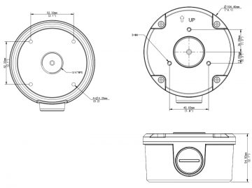 KAMERAS KRONŠTEINS TR-JB05-B-IN UNIVIEW