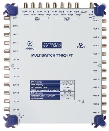 MULTISWITCH TT-9/24-FT 9 IEEJAS / 24 IZEJAS PREMU TELMOR
