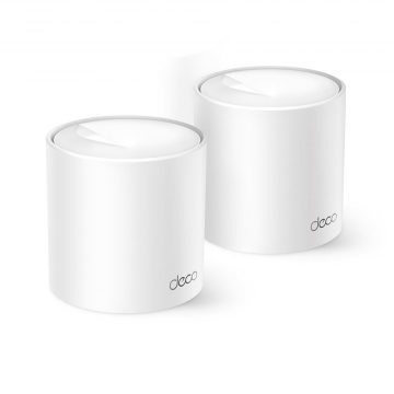 Wireless Router|TP-LINK|Wireless Router|1500 Mbps|Mesh|Wi-Fi 6|1x10/100/1000M|1x2.5GbE|DHCP|DECOX10(2-PACK)Wireless Router|TP-LINK|Wireless Router|1500 Mbps|Mesh|Wi-Fi 6|1x10/100/1000M|1x2.5GbE|DHCP|DECOX10(2-PACK)