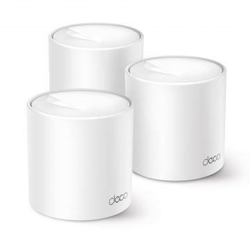 Wireless Router|TP-LINK|Wireless Router|1500 Mbps|Mesh|Wi-Fi 6|1×10/100/1000M|1×2.5GbE|DHCP|DECOX10(3-PACK)