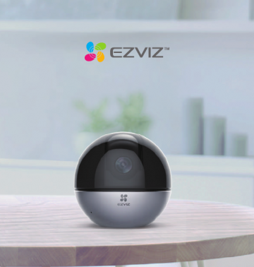 EZVIZ C6W viedā Wi-Fi mājas kameraEZVIZ C6W viedā Wi-Fi mājas kamera