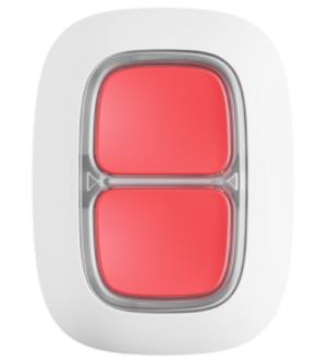 KEYFOB WIRELESS DOUBLE BUTTON/WHITE 23003 AJAXKEYFOB WIRELESS DOUBLE BUTTON/WHITE 23003 AJAX