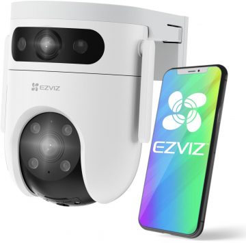 Ezviz CS-H9C 2K 3mp + 3mp divu lēcu WiFi IP PTZ kameraEzviz CS-H9C 2K 3mp + 3mp divu lēcu WiFi IP PTZ kamera