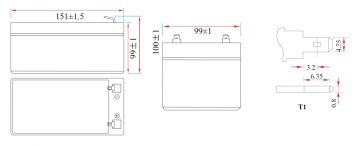 АККУМУЛЯТОР 12,8 В/12 А·ч/LIFEPO4-MWLJ Мощность МВт