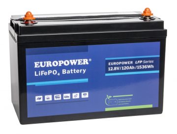AKUMULATORS 12.8V/120AH/LIFEPO4-EP EUROPOWER