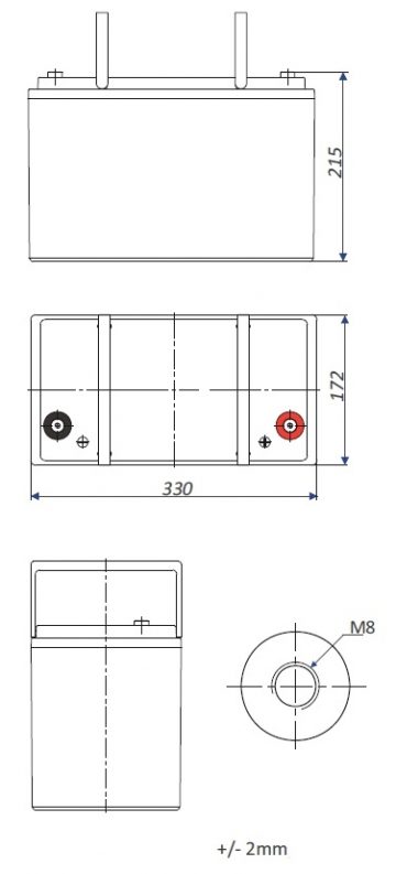 AKUMULATORS 12.8V/120AH/LIFEPO4-EP EUROPOWER
