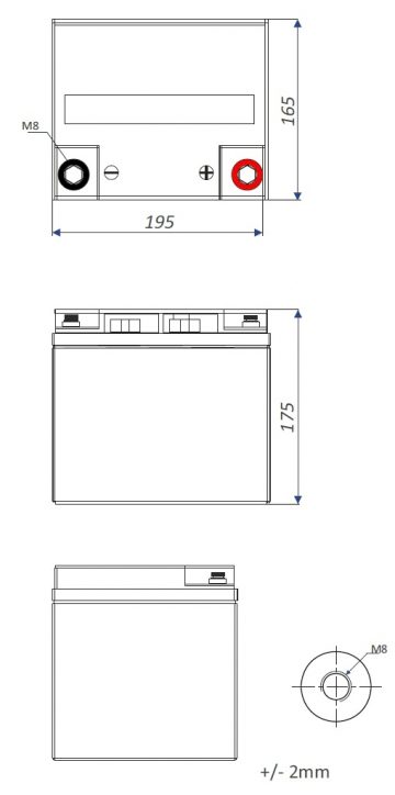 АККУМУЛЯТОР 12,8 В/46 А·ч/LIFEPO4-EP EUROPOWER АККУМУЛЯТОР 12,8 В/46 А·ч/LIFEPO4-EP EUROPOWER