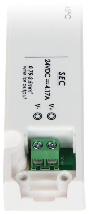 SLĒGIERĪCES ADAPTERIS TĪKLA BAROŠANAS BLOKS 24V/4.17A-GTPCS