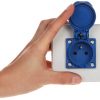 ERALDI PISKAST KOOS JAOTUSKASTIGA 2K/98X98/GN-230/EPN 250 V AC 16 A IP54 Elektro-Plast