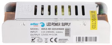 LÜLITI ADAPTER TOITEVÕIME ADLS-40-12 ADLER Power